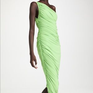 Norma Kamali Diana Gown XS Green! Worn once